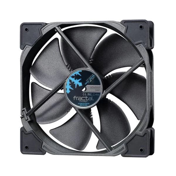 FRACTAL DESIGN Venturi HP-14 140mm PWM Non-RGB Cabinet Fan (Black) (Single Pack)