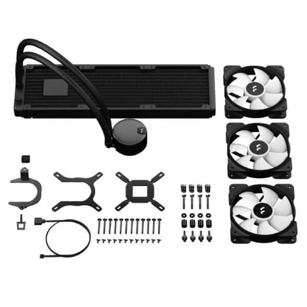 FRACTAL DESIGN Lumen S36 V2 RGB 360mm CPU Liquid Cooler (Black)