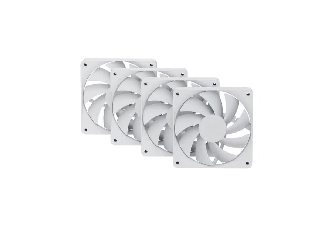 HYTE FA12 120mm Non RGB Cabinet Fan ( Snow White ) ( Pack Of 4 )