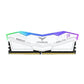 TEAMGROUP T-Force Delta RGB 64GB ( 32GBx2 ) 6000MHz DDR5 RAM ( White ) ( CL38 )