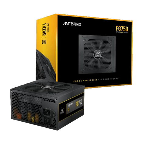 ANT ESPORTS FG750 750W 80+ Gold Non Modular ATX 2.0 Power Supply
