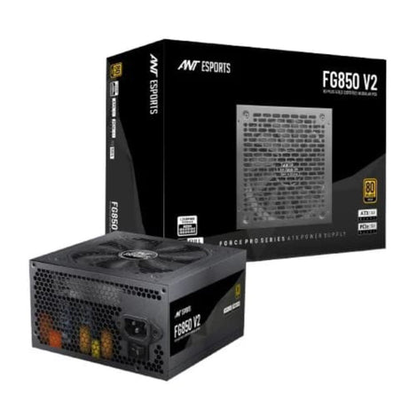 ANT ESPORTS FG850 V2 850W 80+ Gold Fully Modular ATX 3.1 Power Supply