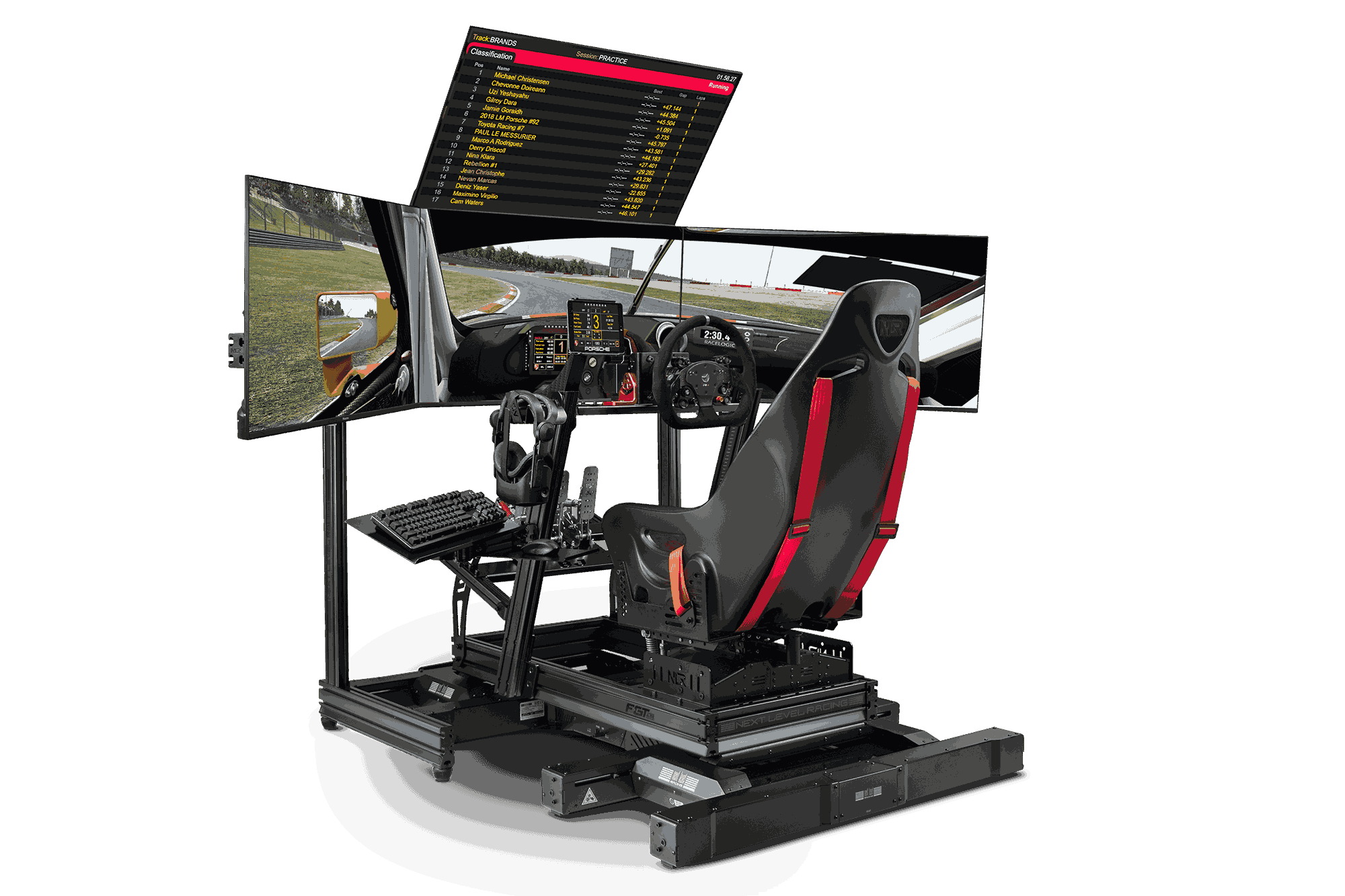 NEXT LEVEL RACING F-GT ELITE WHEEL PLATE EDITION NLR-E001