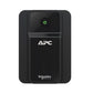 APC BACK-UPS BX600I-IN 600VA/360W | 230V | 3 INDIA 3-PIN 6A OUTLETS | AUTOMATIC VOLTAGE REGULATION | VISUAL LED AND AUDIBLE ALARMS | REPLACE BATTERY & OVERLOAD INDICATORS | GENERATOR COMPATIBLE & AUTO START FUNCTION | USER REPLACABLE BATTERY |