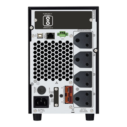APC SMART-UPS SRC1KUXI - 1000VA/ 800W | 230V | 4X INDIA 3-PIN 6A OUTLETS | VISUAL LED AND AUDIBLE ALARMS | EXTERNAL BATTERY | ENERGY EFFICIENT | 2 YEARS WARRANTY