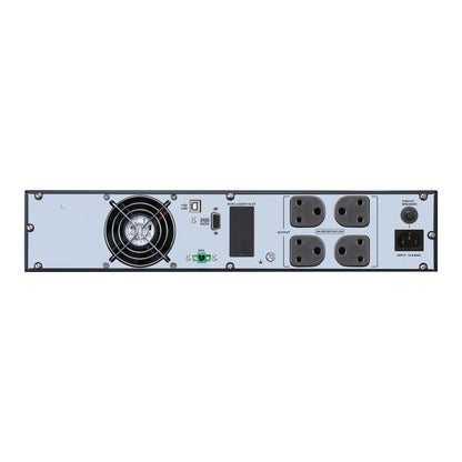 APC EASY UPS ON-LINE SRVL1KRI-IN - 1000VA/ 900W |230V | 4 INDIA 3-PIN 6A OUTLETS | LITHIUM-ION | RACK/TOWER 2U | INTELLIGENT CARD SLOT | VISUAL LCD AND AUDIBLE ALARMS | W/O RAIL KIT | 3 YEARS WARRANTY