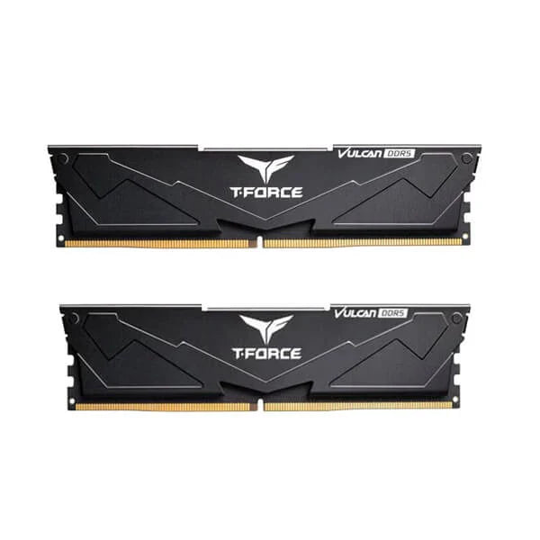 TEAMGROUP T-Force Vulcan 16GB ( 8GBx2 ) 5200MHz DDR5 RAM ( Black ) ( CL40 )