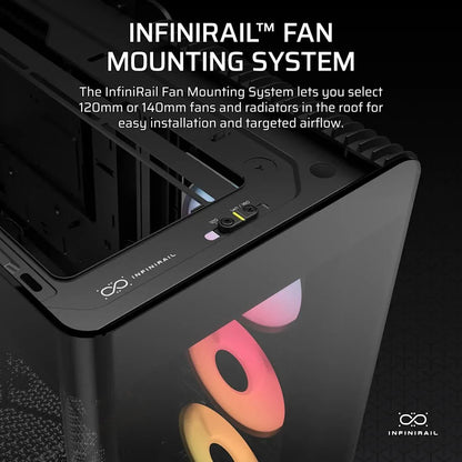 CORSAIR FRAME 4500X Panoramic Glass Mid-Tower PC Case