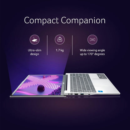Acer Aspire Lite, Intel Core 5 processor 210H , 16 GB RAM, 512GB SSD, Full HD IPS, 15.6"/39.62 cm, Windows 11 Home, MS Office, Pure Silver, 1.70 kg, AL15-52H, Backlit keyboard, Thin and Light Laptop