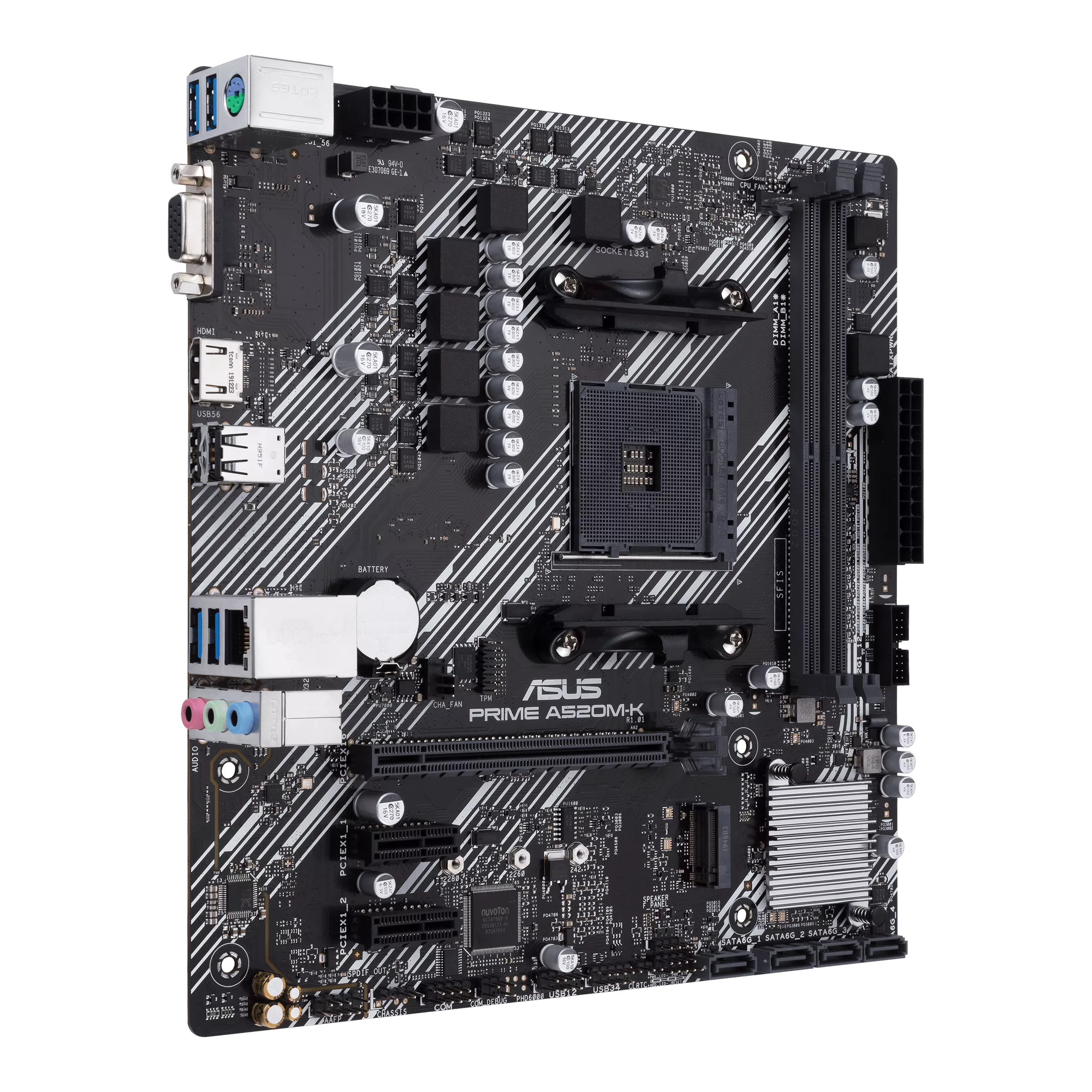 ASUS PRIME A520M-K AM4 DDR4 MOTHERBOARD