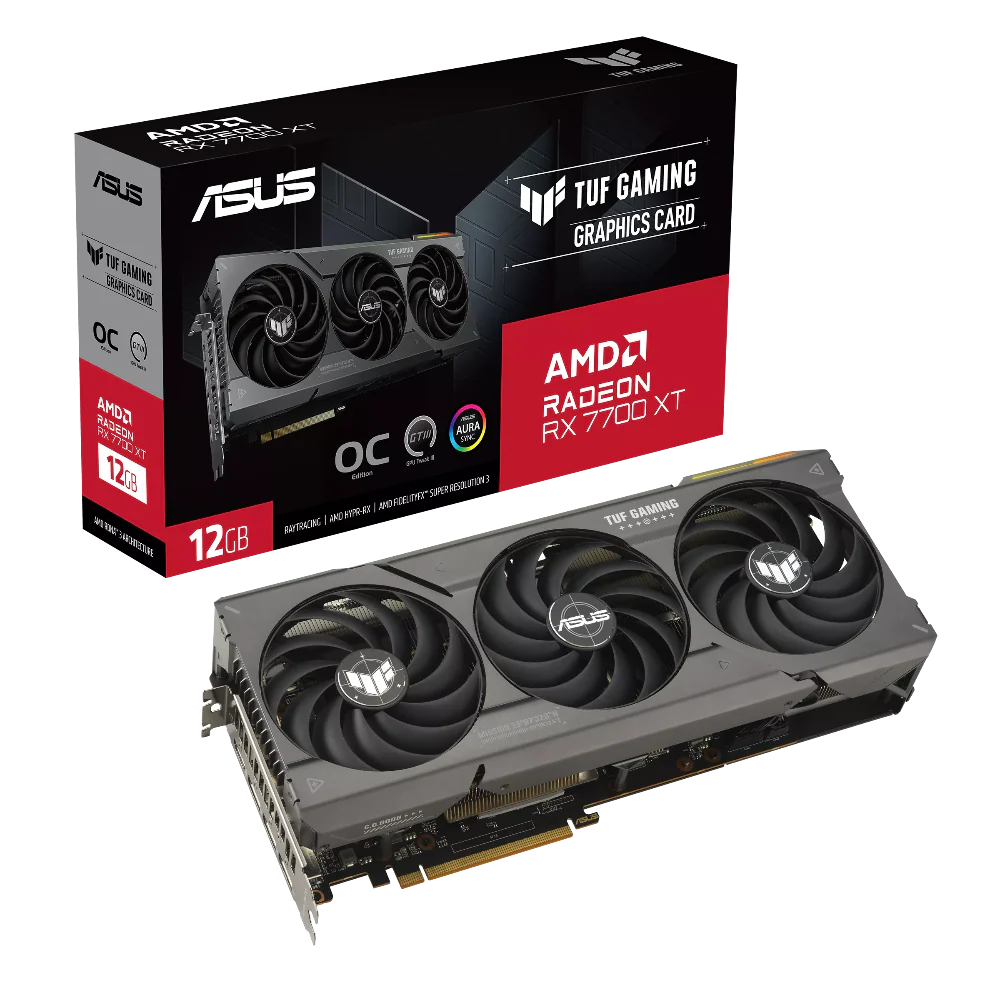 ASUS TUF Gaming Radeon RX 7700 XT OC 12GB AMD Graphic Card