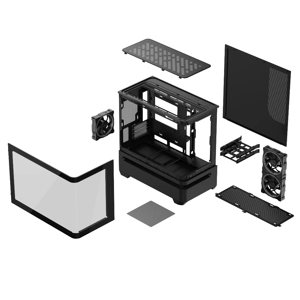 ASUS Prime AP202 ARGB MATX Mid Tower Cabinet ( Black )