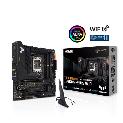 ASUS TUF GAMING B660M-PLUS WIFI INTEL LGA1700 MOTHERBOARD