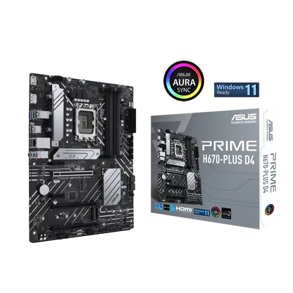 ASUS PRIME H670-PLUS DDR4 INTEL LGA1700 MOTHERBOARD