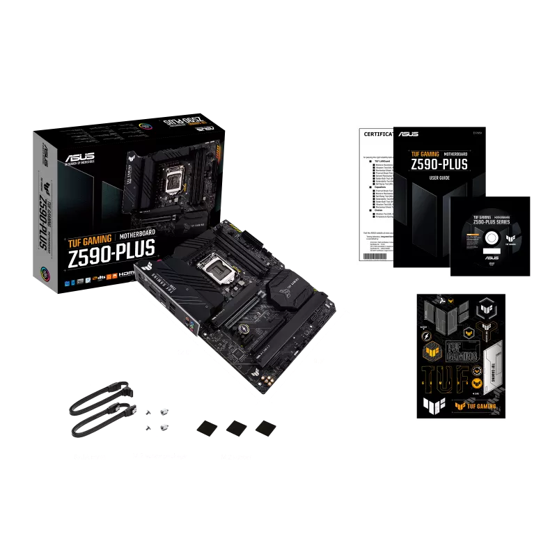 ASUS TUF GAMING Z590 PLUS INTEL LGA1200 MOTHERBOARD
