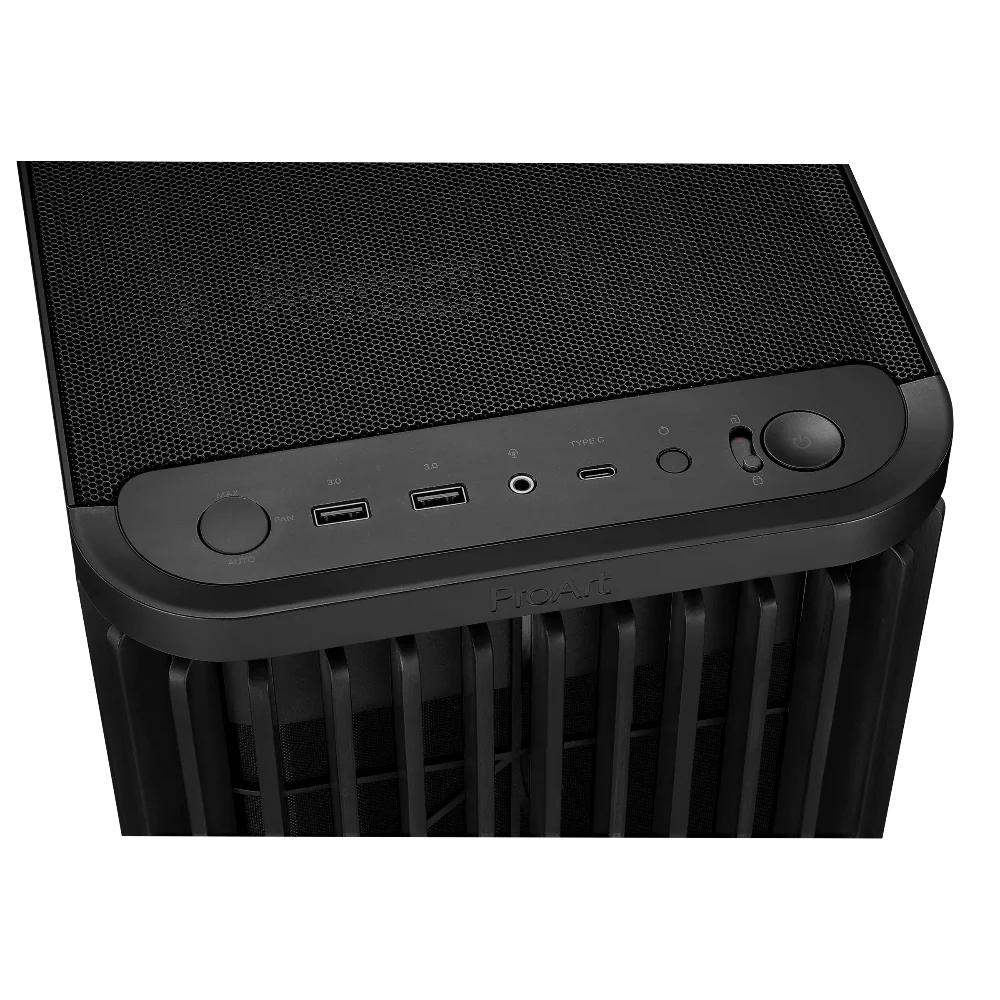 ASUS ProArt PA401 Wood Edition ATX Mid Tower Cabinet ( Black )