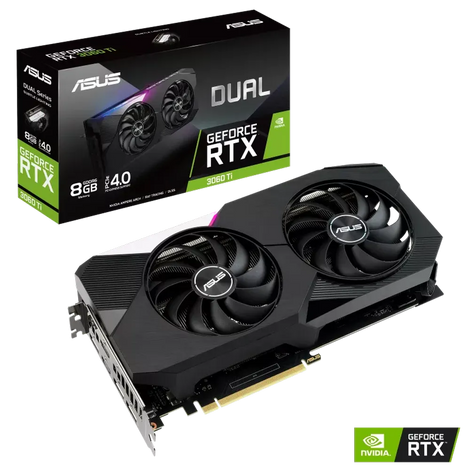 ASUS Dual GeForce RTX 3060 Ti Gaming 8GB Nvidia Graphic Card