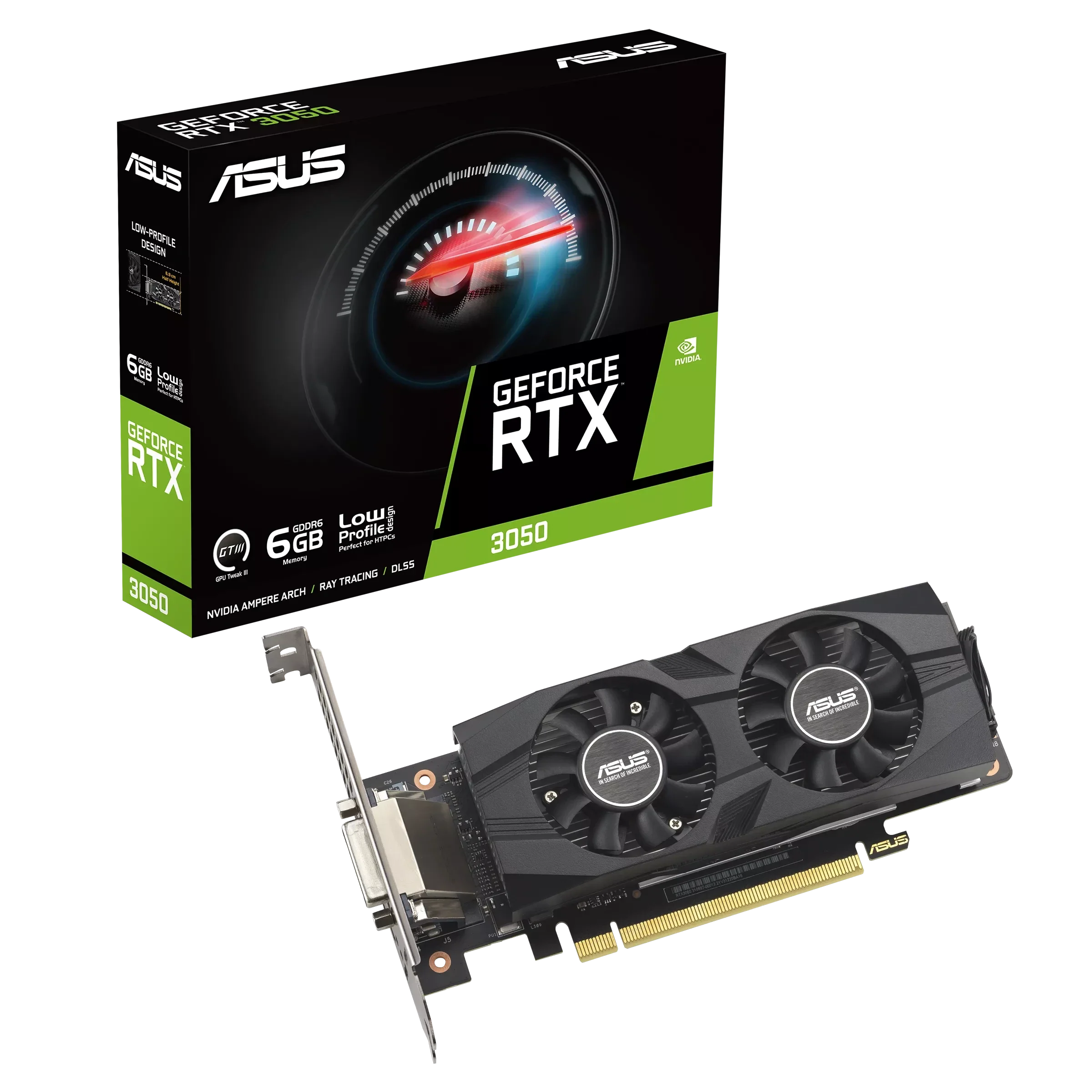 ASUS GEFORCE RTX 3050 LP BRK OC EDITION 6GB GDDR6