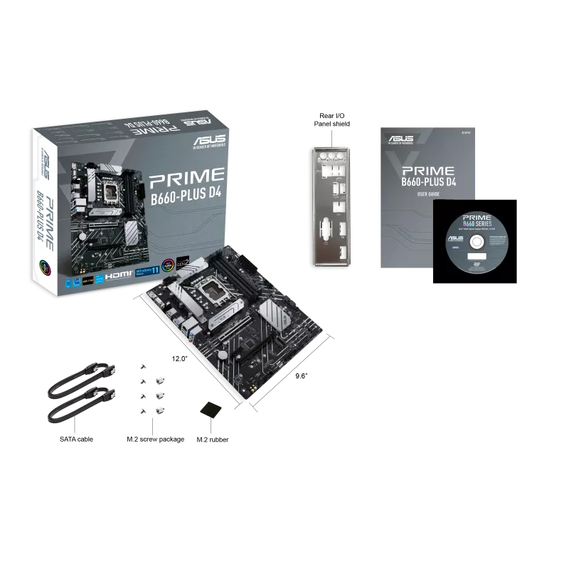 ASUS PRIME B660-PLUS DDR4 LGA1700 MOTHERBOARD