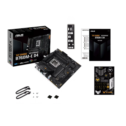 ASUS TUF GAMING B760M-E D4 DDR4 MOTHERBOARD