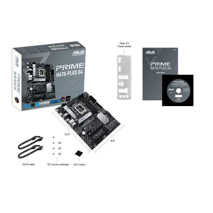 ASUS PRIME H670-PLUS DDR4 INTEL LGA1700 MOTHERBOARD