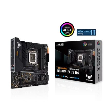 ASUS TUF GAMING B660M PLUS DDR4 INTEL LGA1700 MOTHERBOARD