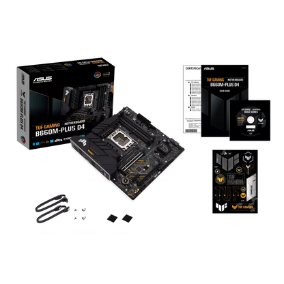ASUS TUF GAMING B660M PLUS DDR4 INTEL LGA1700 MOTHERBOARD