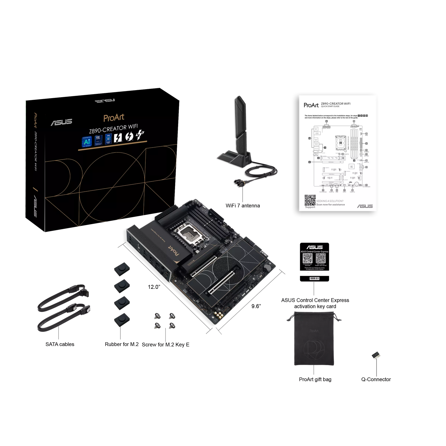 ASUS PROART Z890-CREATOR WIFI MOTHERBOARD