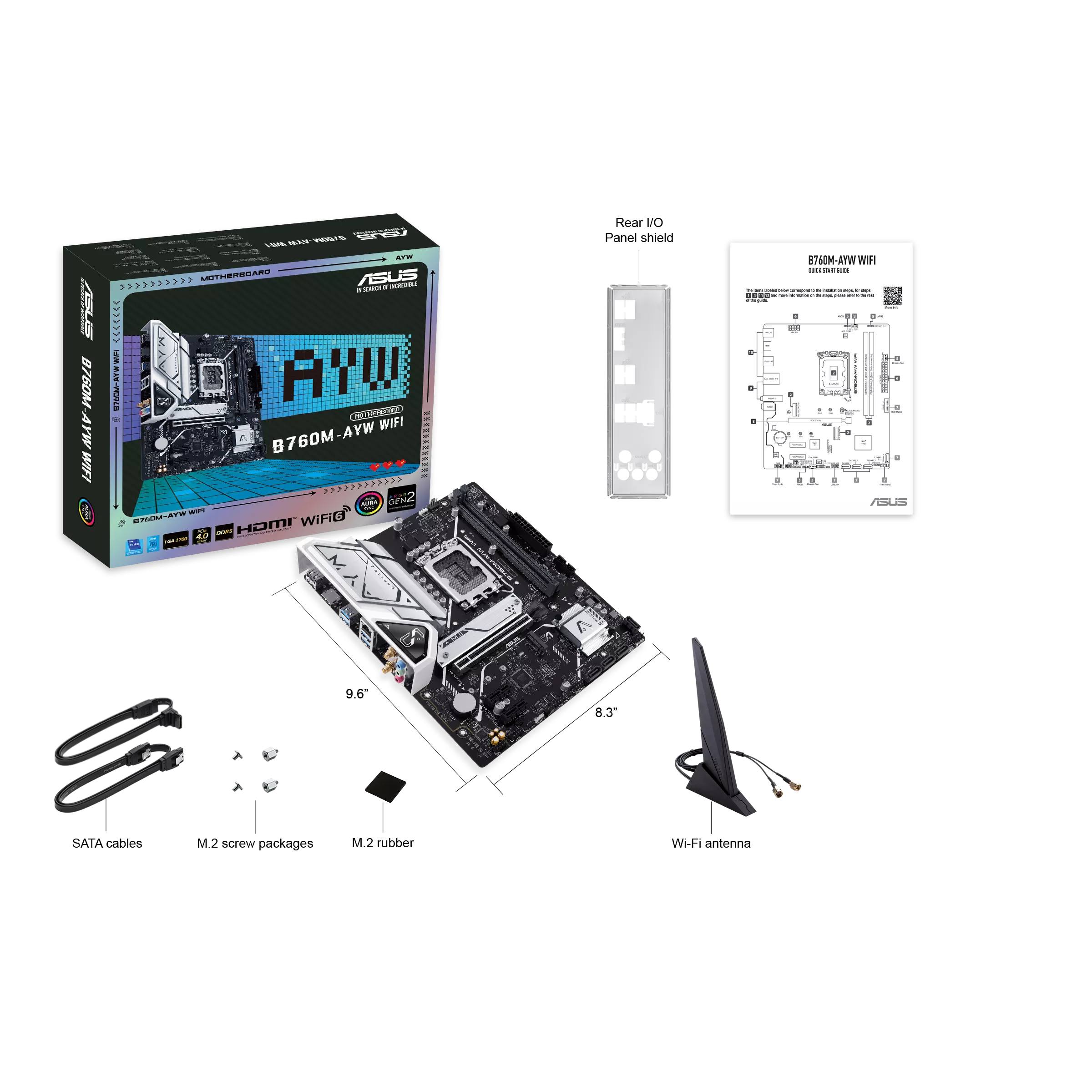 ASUS B760M-AYW WIFI MOTHERBOARD
