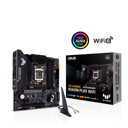 ASUS TUF GAMING B560M PLUS WIFI INTEL LGA1200 MOTHERBOARD