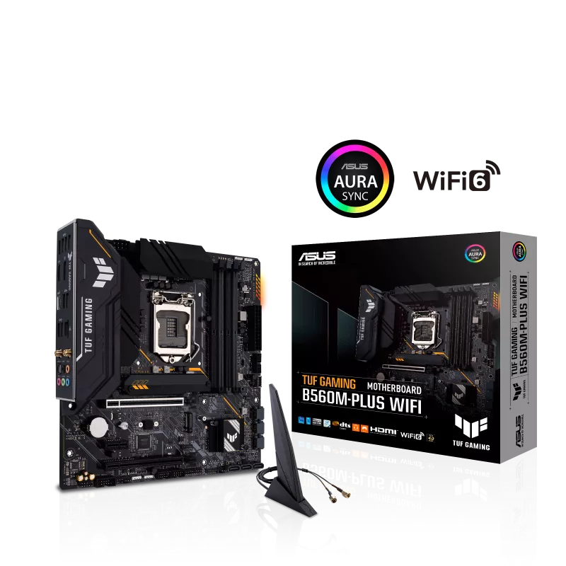 ASUS TUF GAMING B560M PLUS WIFI INTEL LGA1200 MOTHERBOARD
