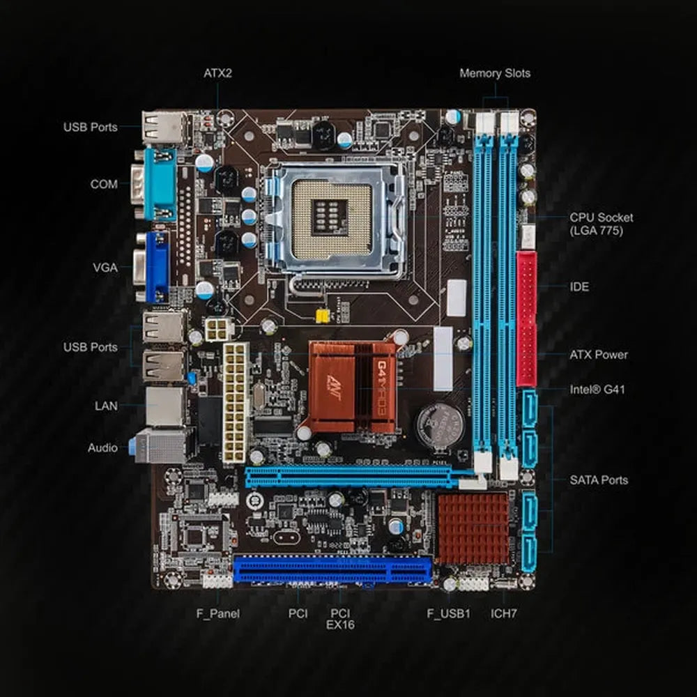 ANT VALUE G41MAD3 DDR3 Intel Motherboard