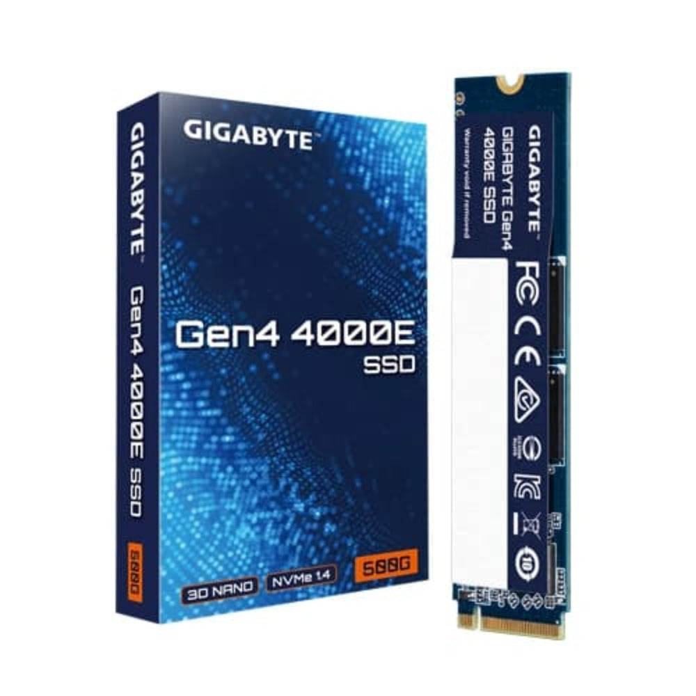 GIGABYTE 4000E 500GB M.2 NVMe Gen4 Solid State Drive ( SSD ) - Mehta Brothers Shop