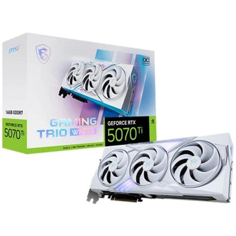 MSI GeForce RTX 5070 Ti Gaming Trio OC White 16GB Nvidia Graphic Card