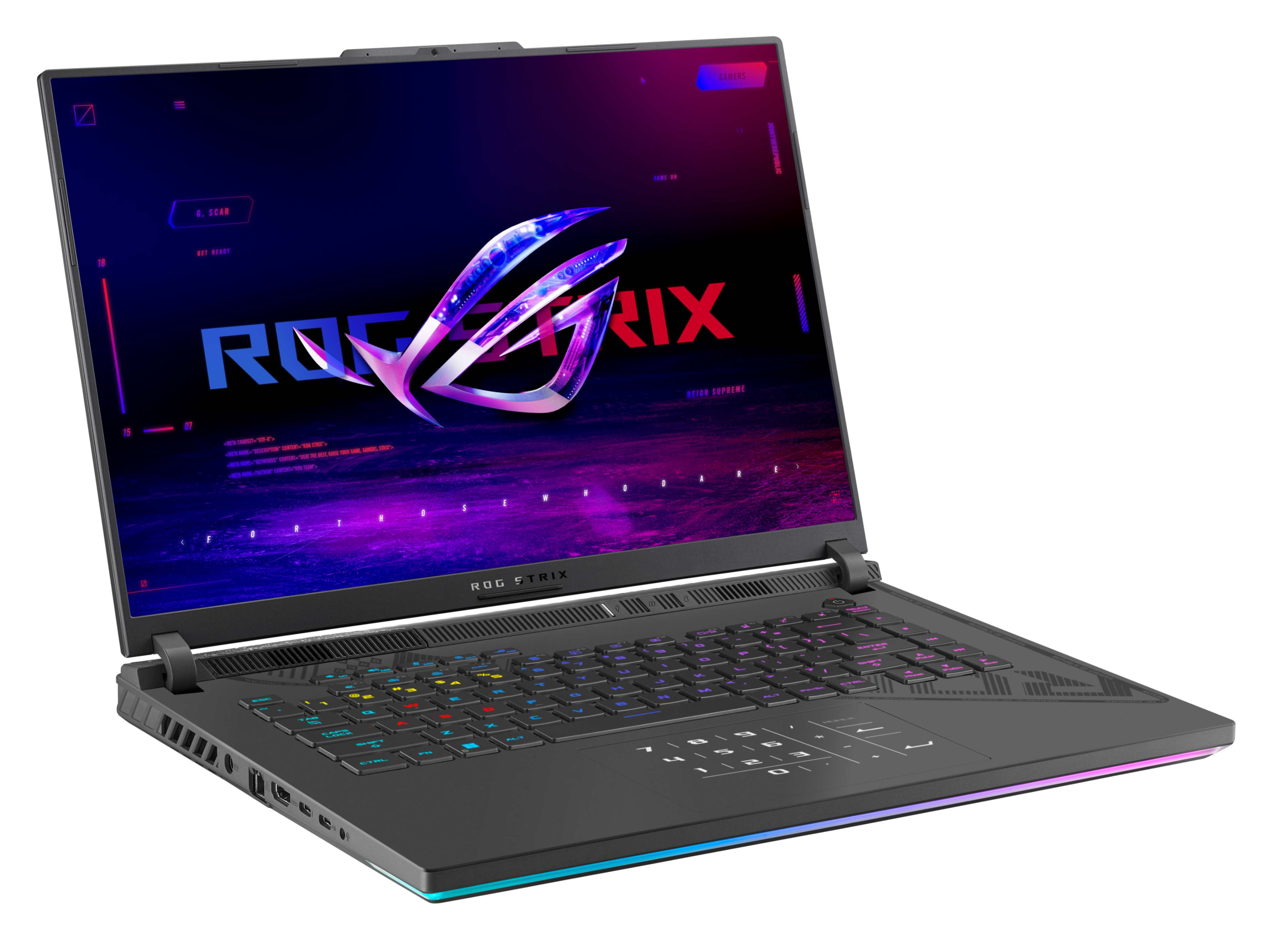 ASUS 2024- STRIX G16 G614JIR-N4062WS [CI9-14900HX 14TH GEN/16GB/1TB SSD/WIN11 HOME+MSO/16.0 INCH/8GB-RTX4070 GRAPHICS /1 YEAR(S)/GREY]