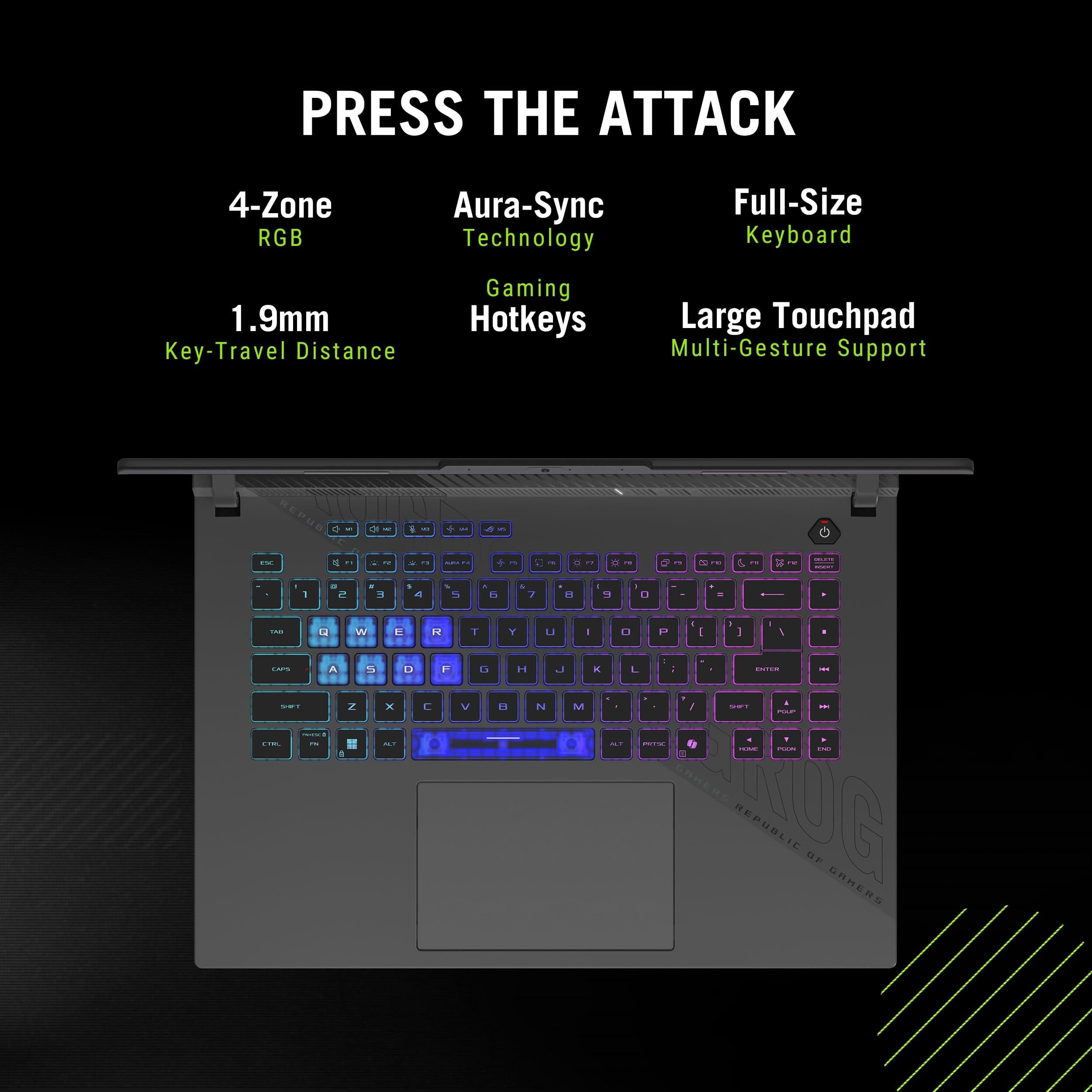 ASUS ROG STRIX G16 G614PH-RV033WS [R9-8940HX/16GB/1TB SSD/WIN11 HOME+MS24/16.0"/8GB-RTX5050 GRAPHICS/1 YEAR(S)/GREY]