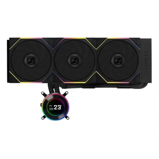 LIAN LI Hydroshift II LCD-C 360TL 360mm ARGB CPU Liquid Cooler ( With LCD Display ) ( Black )