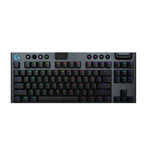 LOGITECH G915 X Lightspeed Tenkeyless Mechanical  Wireless Gaming Keyboard ( Black ) ( GL Tactile Switch ) ( 920-012726 )