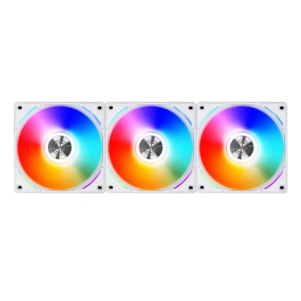 LIAN LI UNI Fan AL120 120mm ARGB Cabinet Fan (White) (Triple Pack)