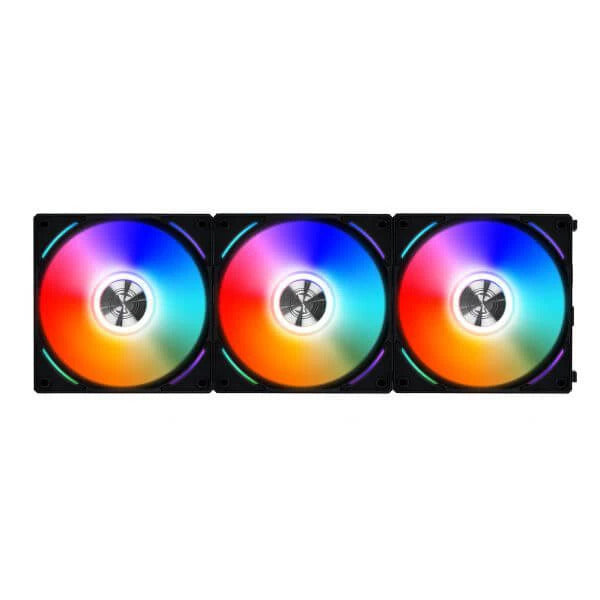 LIAN LI UNI Fan AL120 120mm ARGB Cabinet Fan (Black) (Triple Pack)