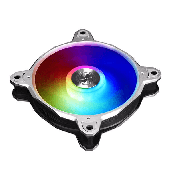 LIAN LI Bora Digital 120mm ARGB Cabinet Fan (Silver) ( Triple Pack )