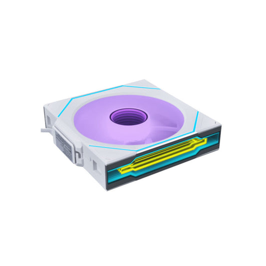 LIAN LI Uni Fan SL Infinity 120mm Wireless ARGB Cabinet Fan ( White ) ( Single Pack )