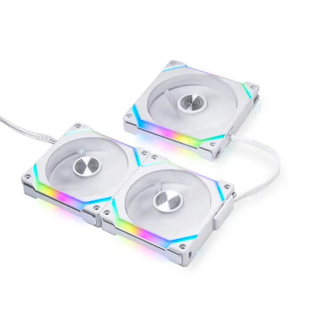 LIAN LI UNI Fan SL V2 120 ARGB With Controller Cabinet Fan (White) (Triple Pack)