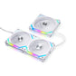 LIAN LI UNIFAN SL120 V2 ARGB CABINET FAN TRIPLE PACK WHITE
