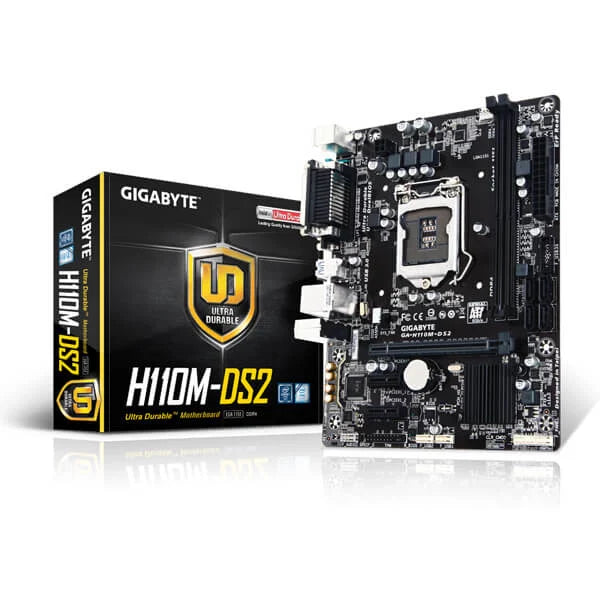 GIGABYTE GA-H110M-DS2 DDR4 Intel Motherboard