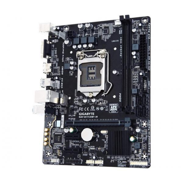 GIGABYTE GA-H110M-H (Rev. 2.0) DDR4 Intel Motherboard