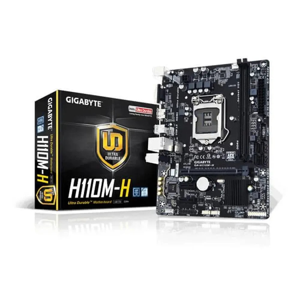 GIGABYTE GA-H110M-H (Rev. 2.0) DDR4 Intel Motherboard