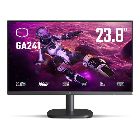 COOLER MASTER GA241 24 Inch FHD 100Hz 1MS Gaming Monitor