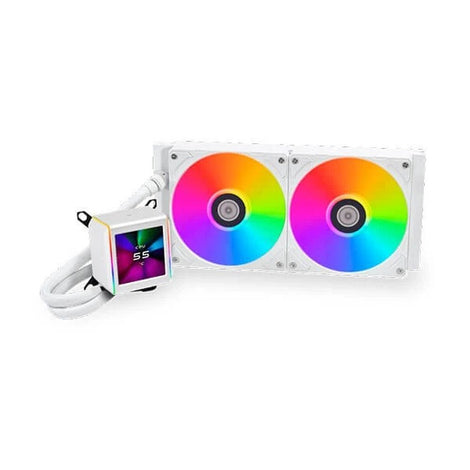 Lian Li Galahad II LCD ARGB 280mm CPU Liquid Cooler (White)