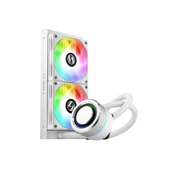 LIAN LI Galahad 240 ARGB 240mm CPU Liquid Cooler (White)